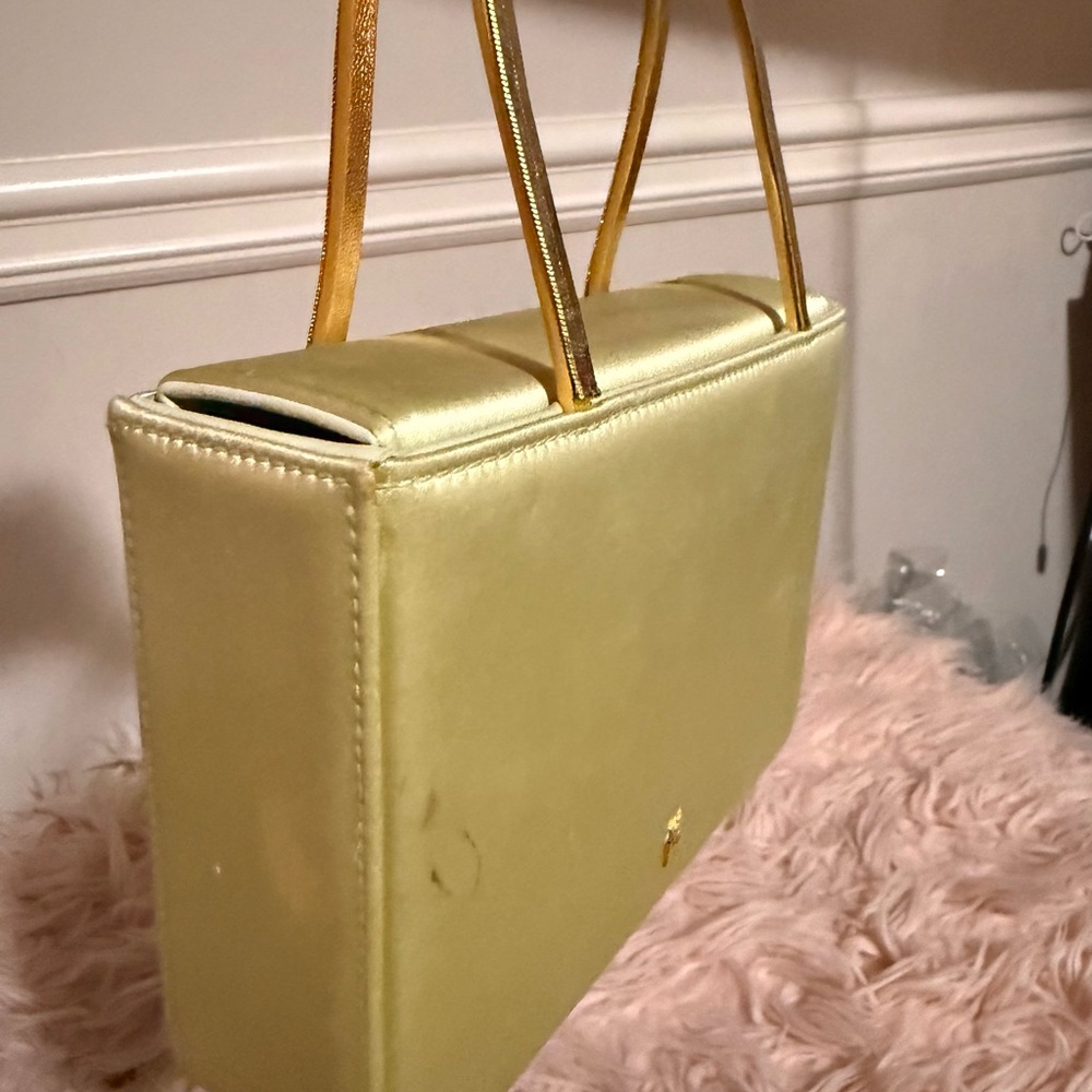 Amina Muaddi Henson Satin Bag